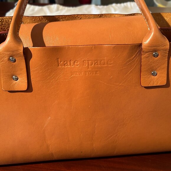 Kate Spade Tan Leather Tote - Picture 2 of 6